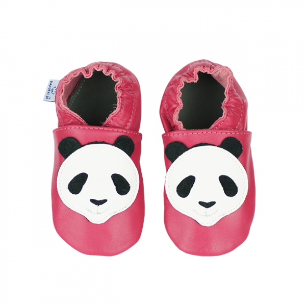 

Paputki papcie kapcie buciki skórzane panda L 22