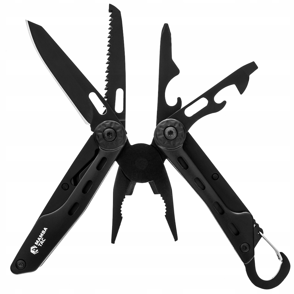 Multitool Narzędzie Wielofunkcyjne Edc Mamba Tac Bright 10w1 Black