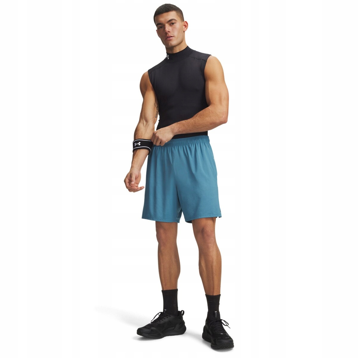 Męskie spodenki treningowe Under Armour Tech Vent 7in Shorts Niebieski XXL