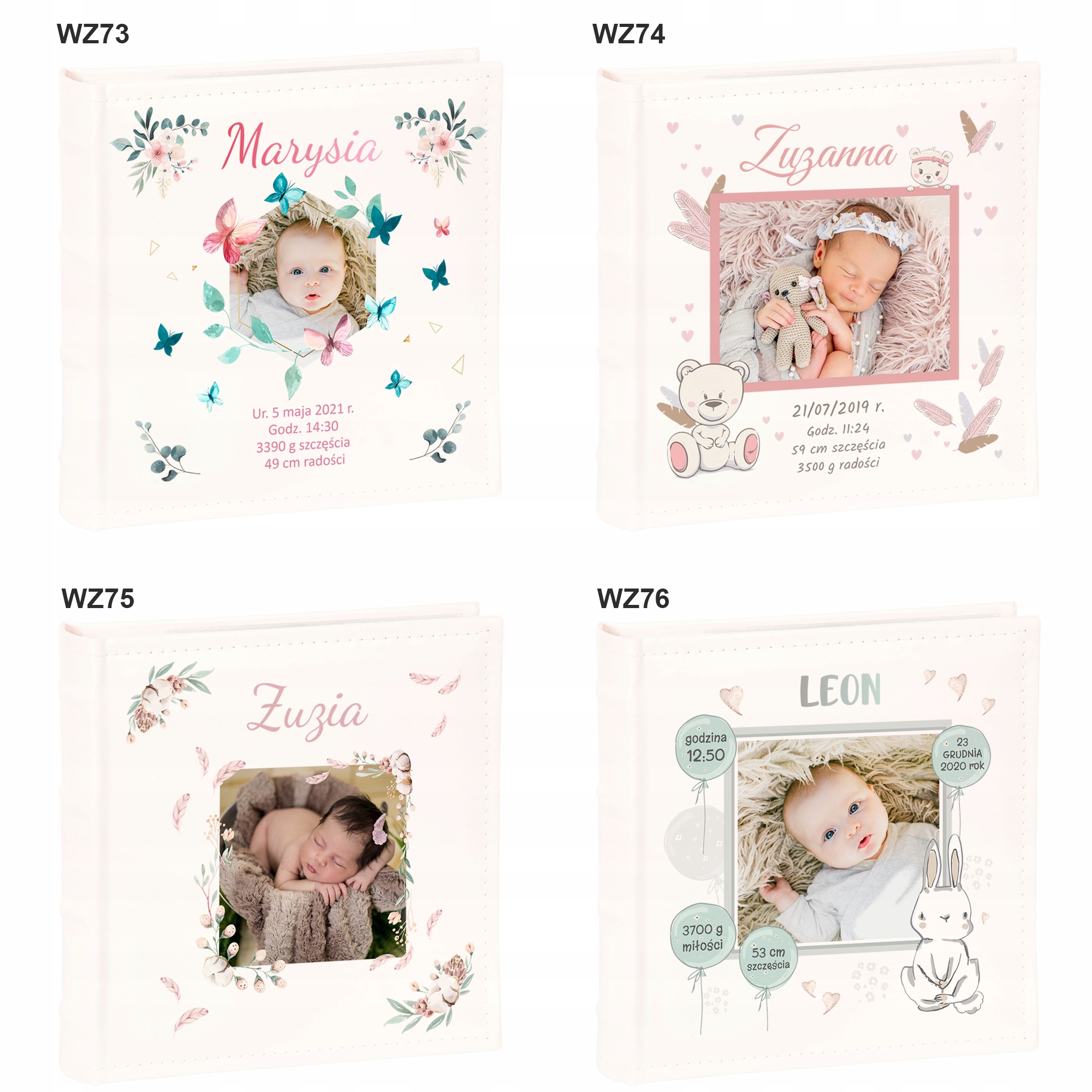 ALBUM NA ZDJĘCIA IMIĘ DZIECKA CHRZEST PREZENT Waga produktu z opakowaniem jednostkowym 1 kg