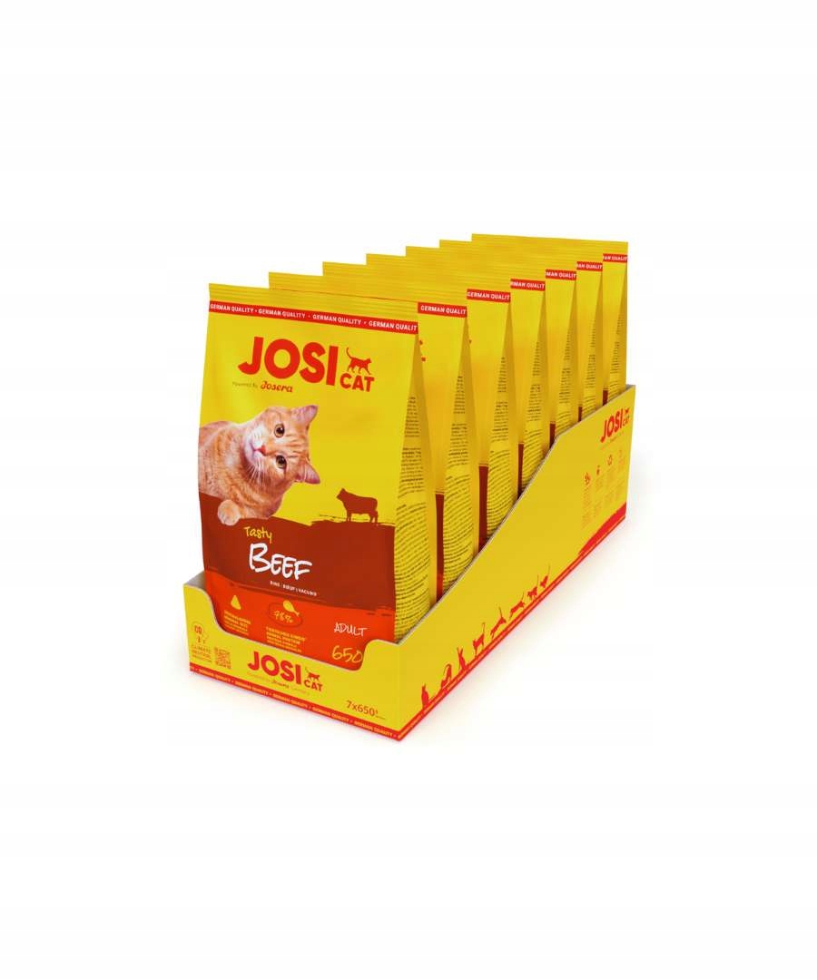 Josera JosiCat Tasty Beef balíček 7 x 650 g