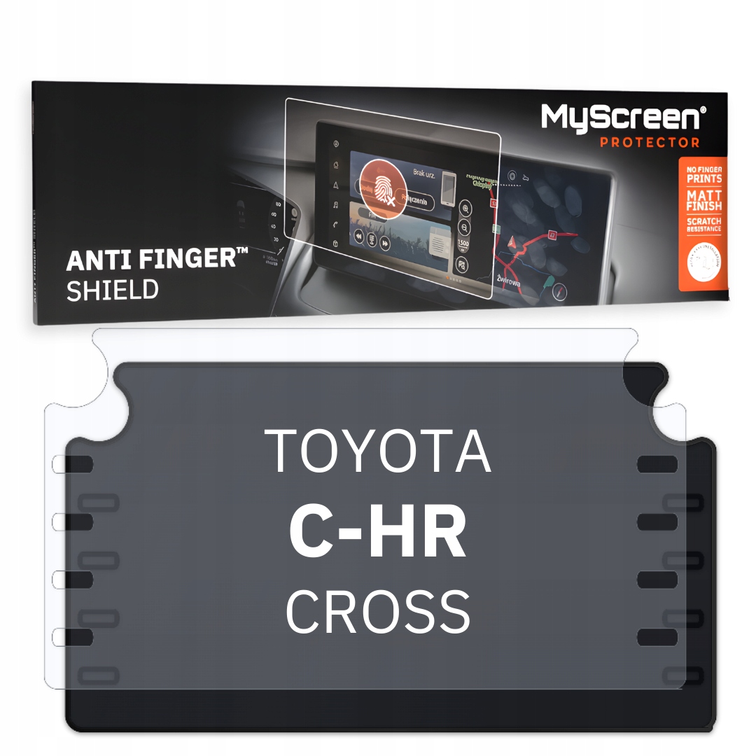 Matná fólie pro Toyota C-hr Cross 2019 2023 8" MyScreen