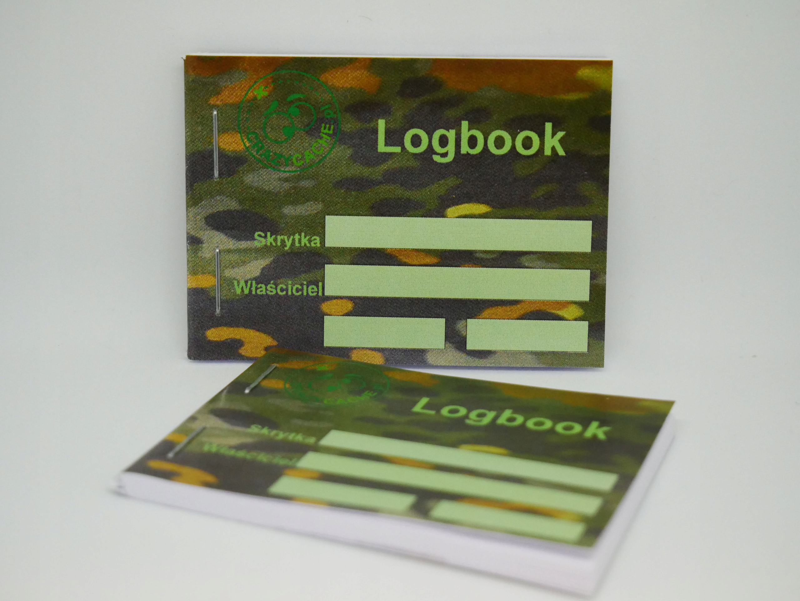 Logbook książeczkowy, Geocaching /Opencaching 5szt Marka Crazycache.pl