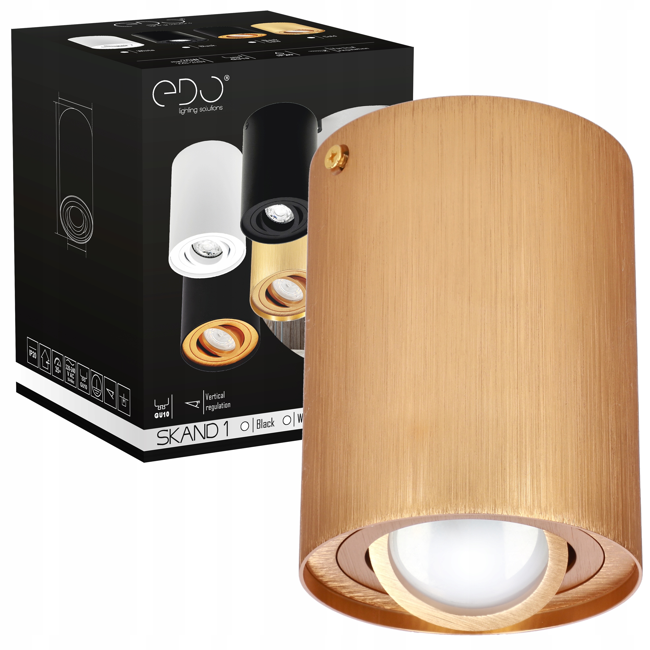 

Oprawa Natynkowa Mat Walec Tuba Led Ruchoma GU10
