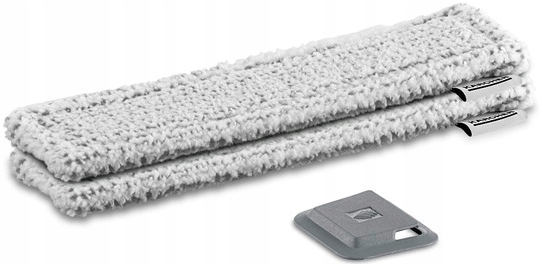 Karcher Zestaw szarych padów z mikrofibry wraz ze skrobakiem do WV