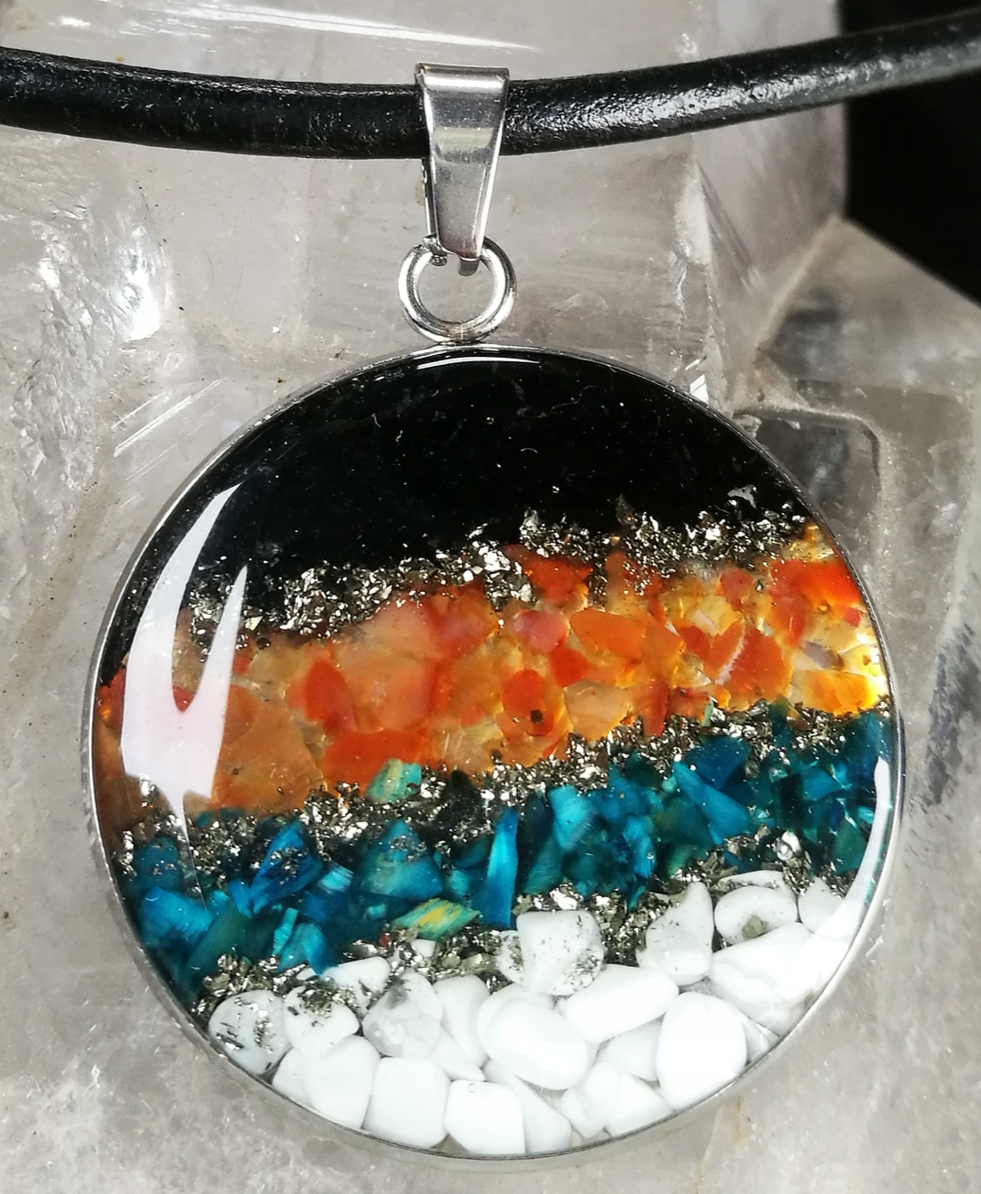 Orgonit Zářič 5G Turmalín Karneol Magnezit