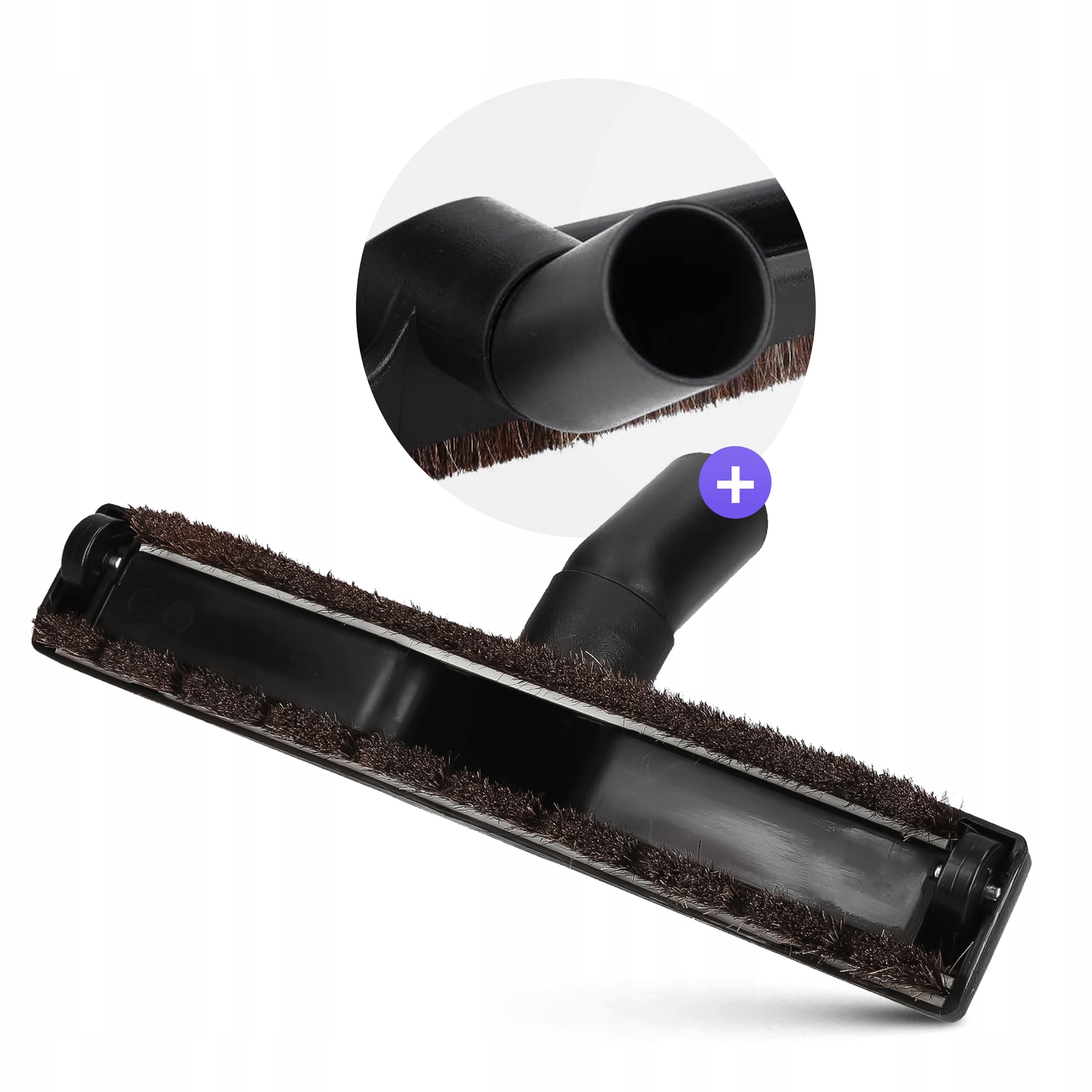 Szczotka Ssawka DO PANELI PARKIETU | Odkurzacza Electrolux Philips AEG 32mm Kolor dominujący czarny