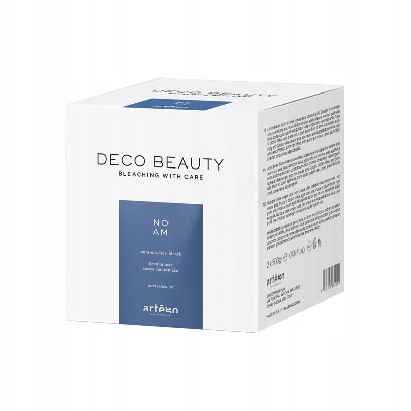 Artego Deco Beauty No-am rozjasňovač prášek bez amoniaku 1 kg