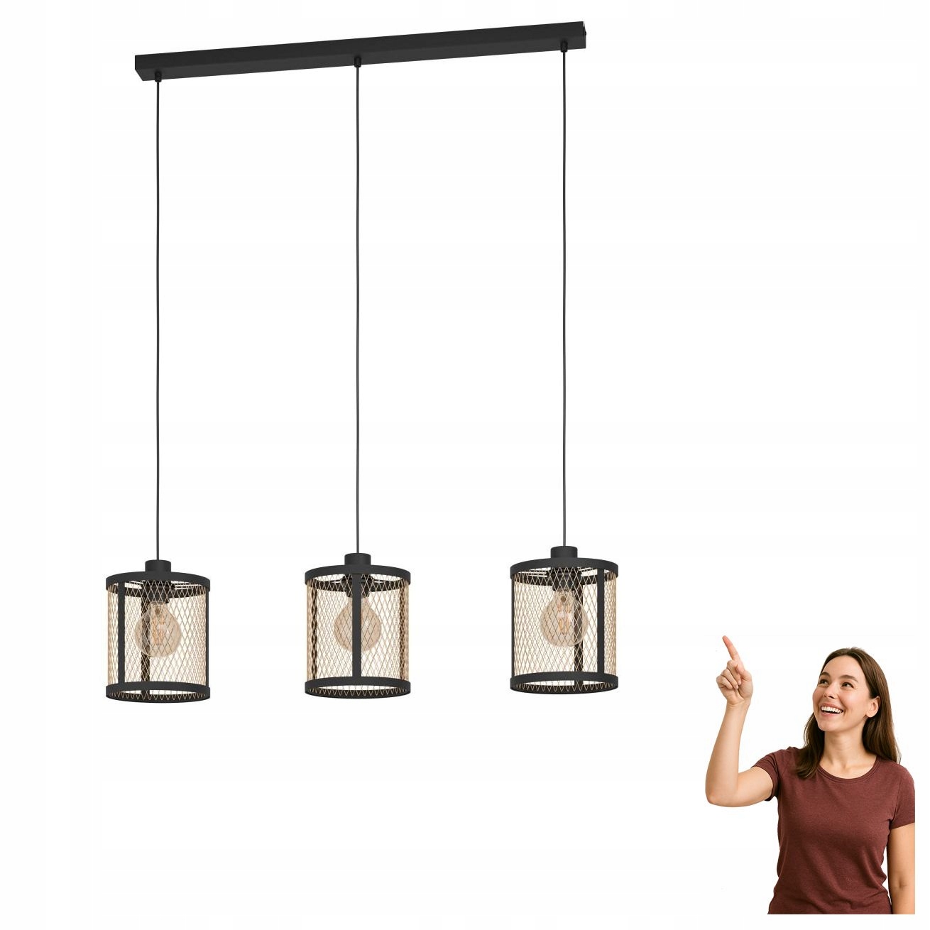 Závesná lampa Dellow 43605 Eglo