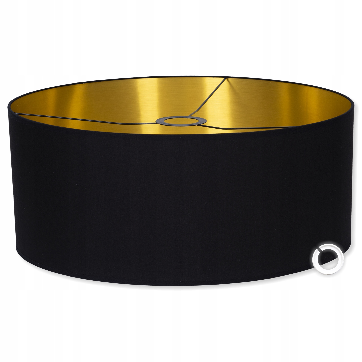 Stínidlo Černé Zlaté pro závěsnou stojací lampu 40