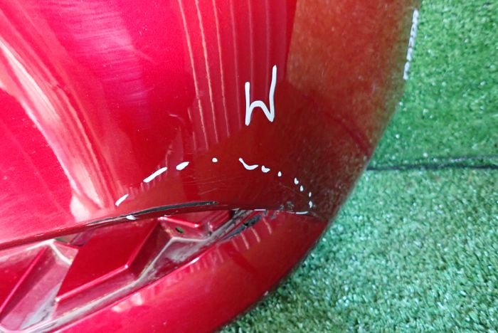 MAZDA 3 sedan 19- front bumper front