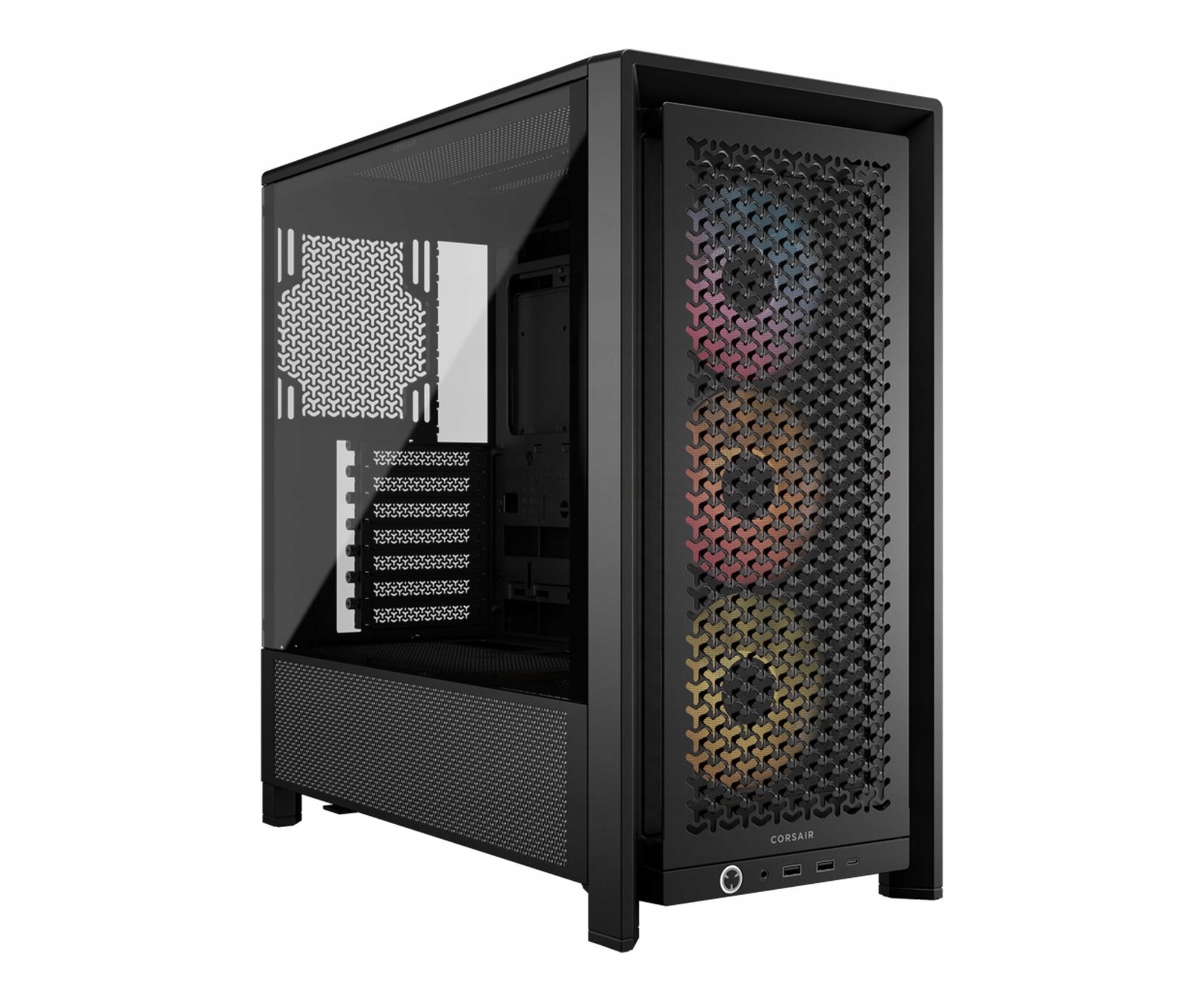 Puzdro na počítač Corsair Frame 4000D Rs Argb Midi Tower Atx čierne