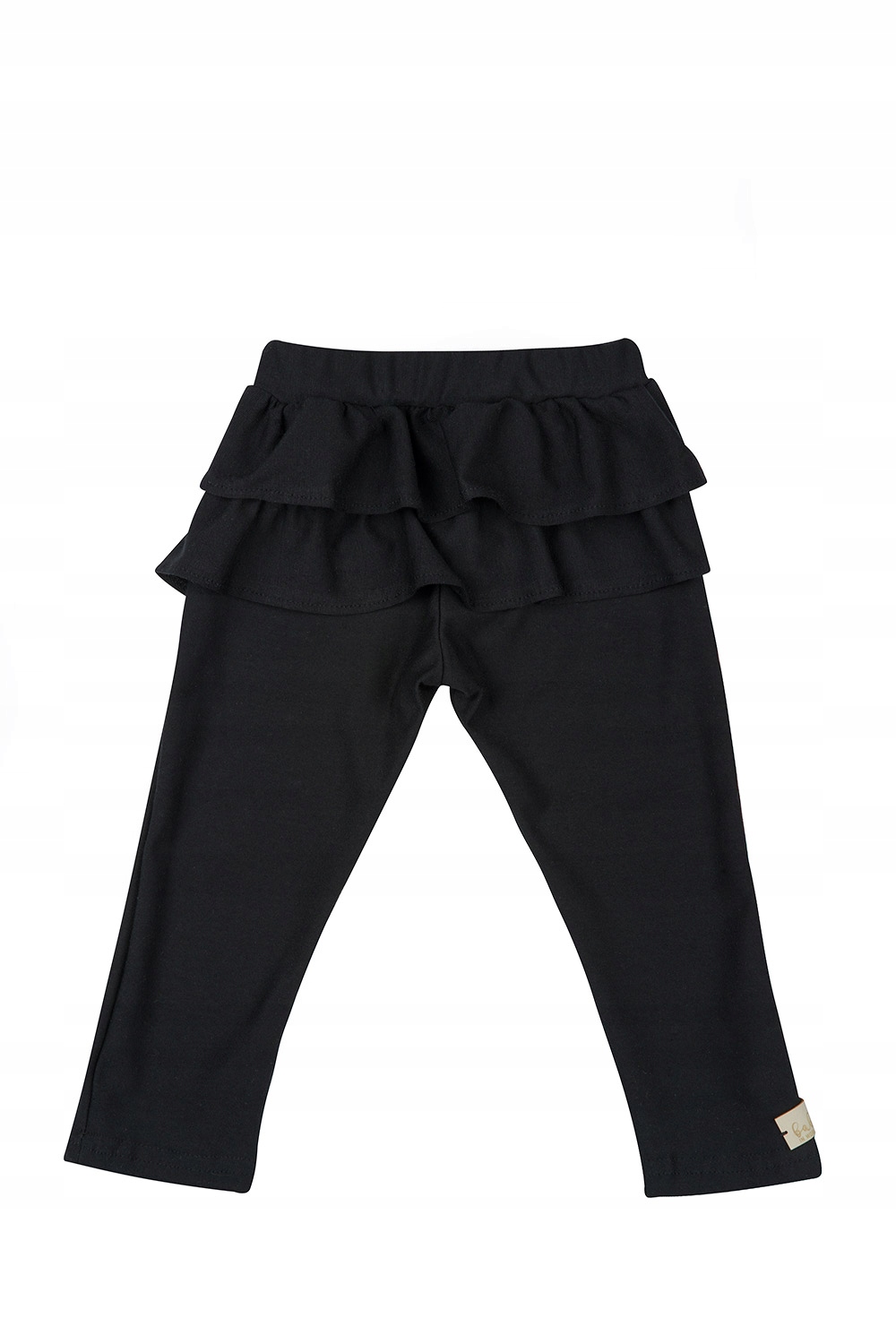 

Binw Legginsy dziewczęce 80/86 czarne, falbanki