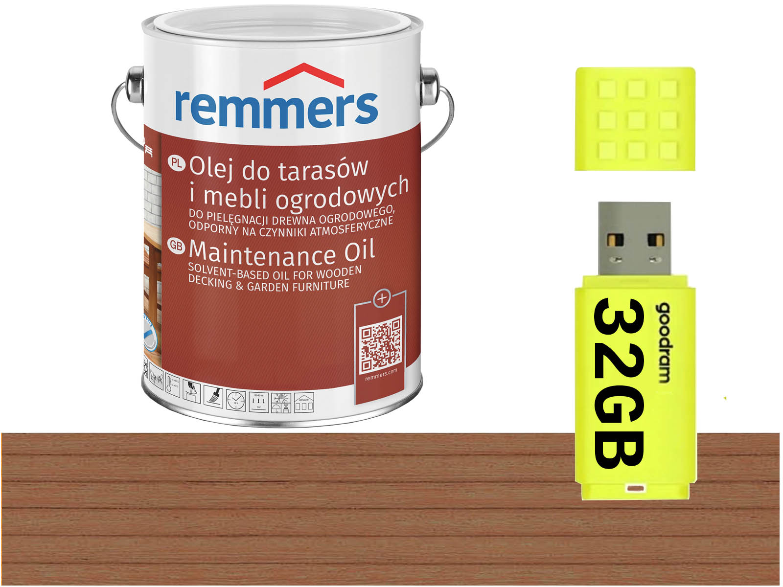 Remmers Pflege-ol olej do tarasu 0,75L Bangkirai