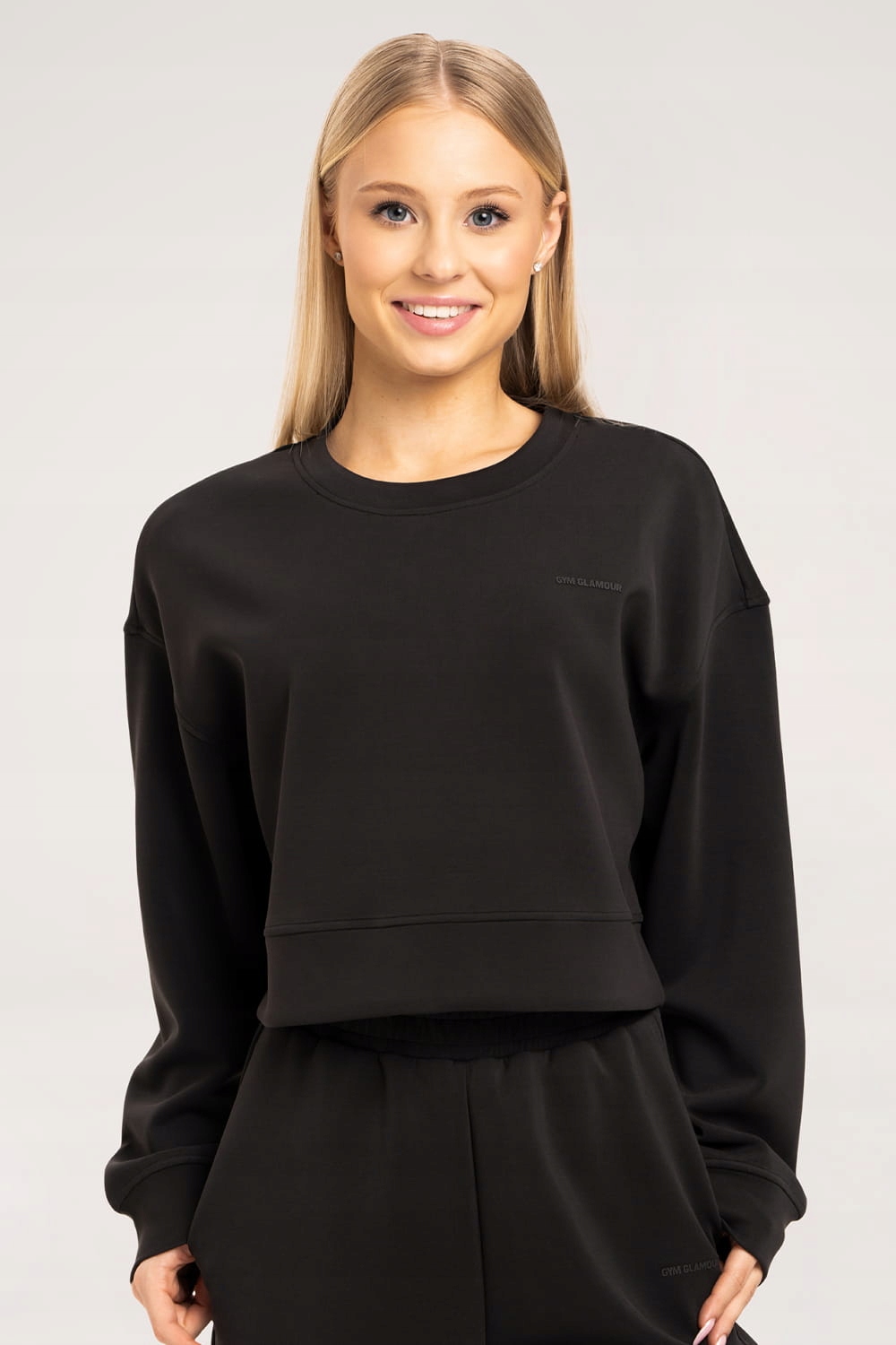 Gym Glamour Bluza Smooth black L