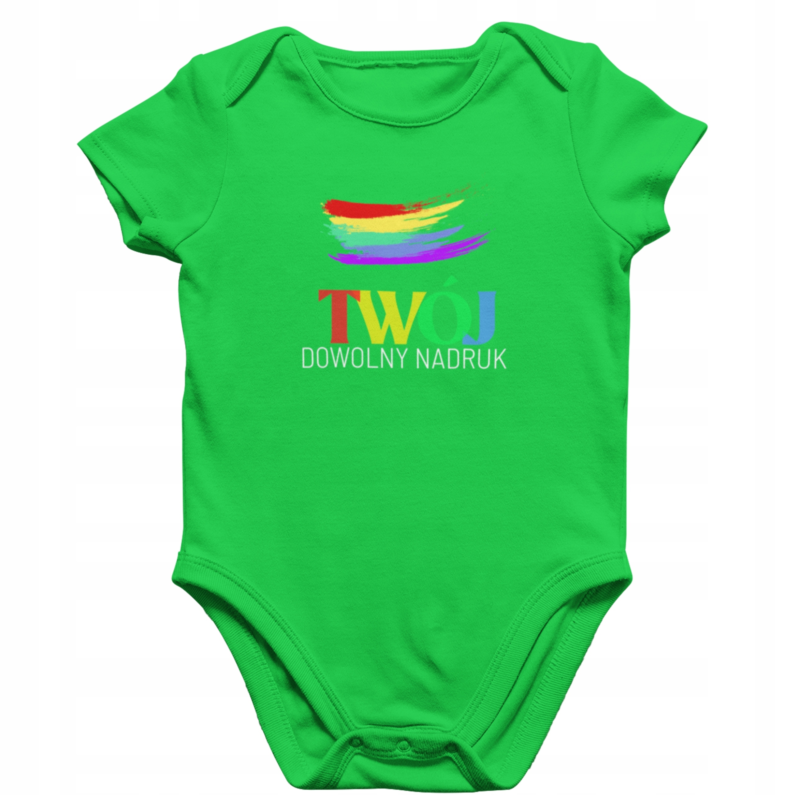 POLSKIE BABY BODY DZIECIĘCE Z TWOIM NADRUKIEM LOGO Wiek dziecka 3 m +