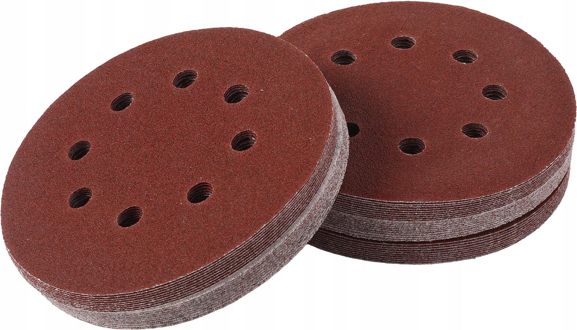 Papier ścierny krążek P60 na rzep Kraft Dele KD11808 125 mm 50szt