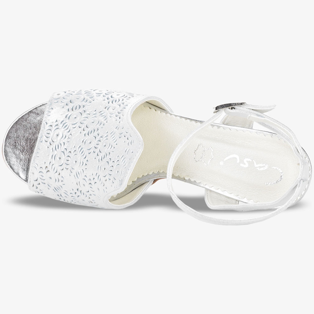 SANDAŁY BUTY BŁYSZCZĄCE NA SŁUPKU POLSKA SKÓRA 36 Rozmiar 36