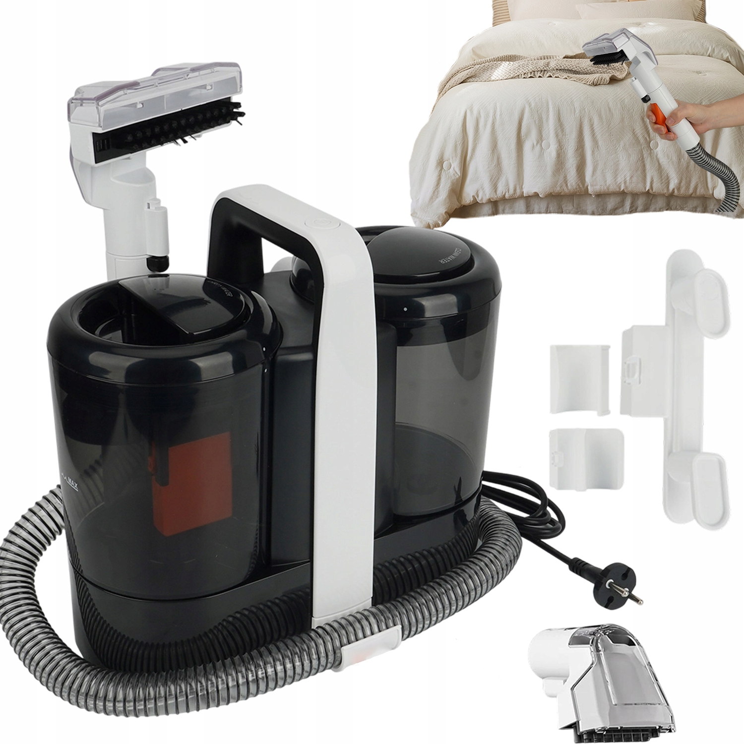 Výkonný Vysavač Na Čalounění Koberců Prádla 600 W Mokrý I Suchý