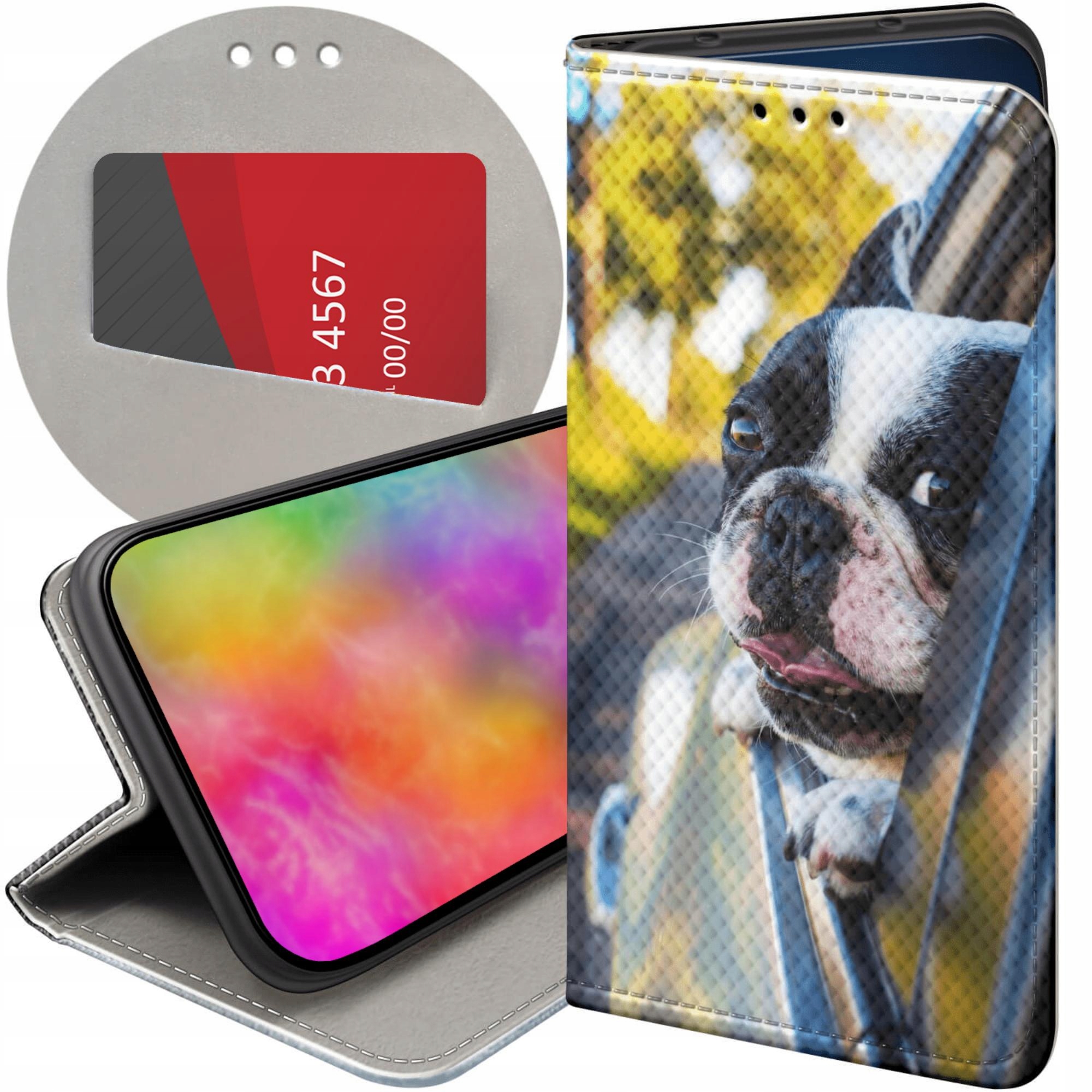 Etui Do Oppo RENO13 F 4G 5G Mops Buldog Francuski Angielski Futerał