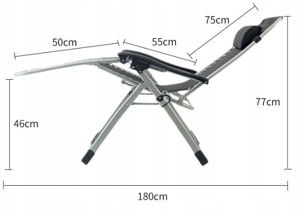 LEŻAK OGRODOWY WZMOCNIONY Marka bez marki