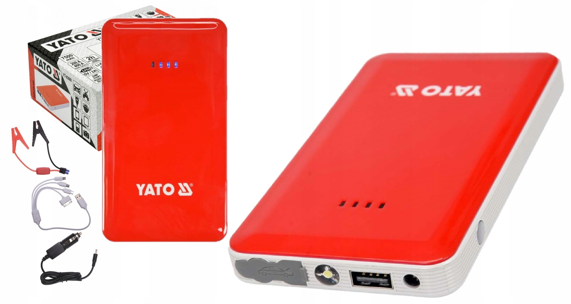 Štartovacie Zariadenie Booster 7,5Ah YT-83080