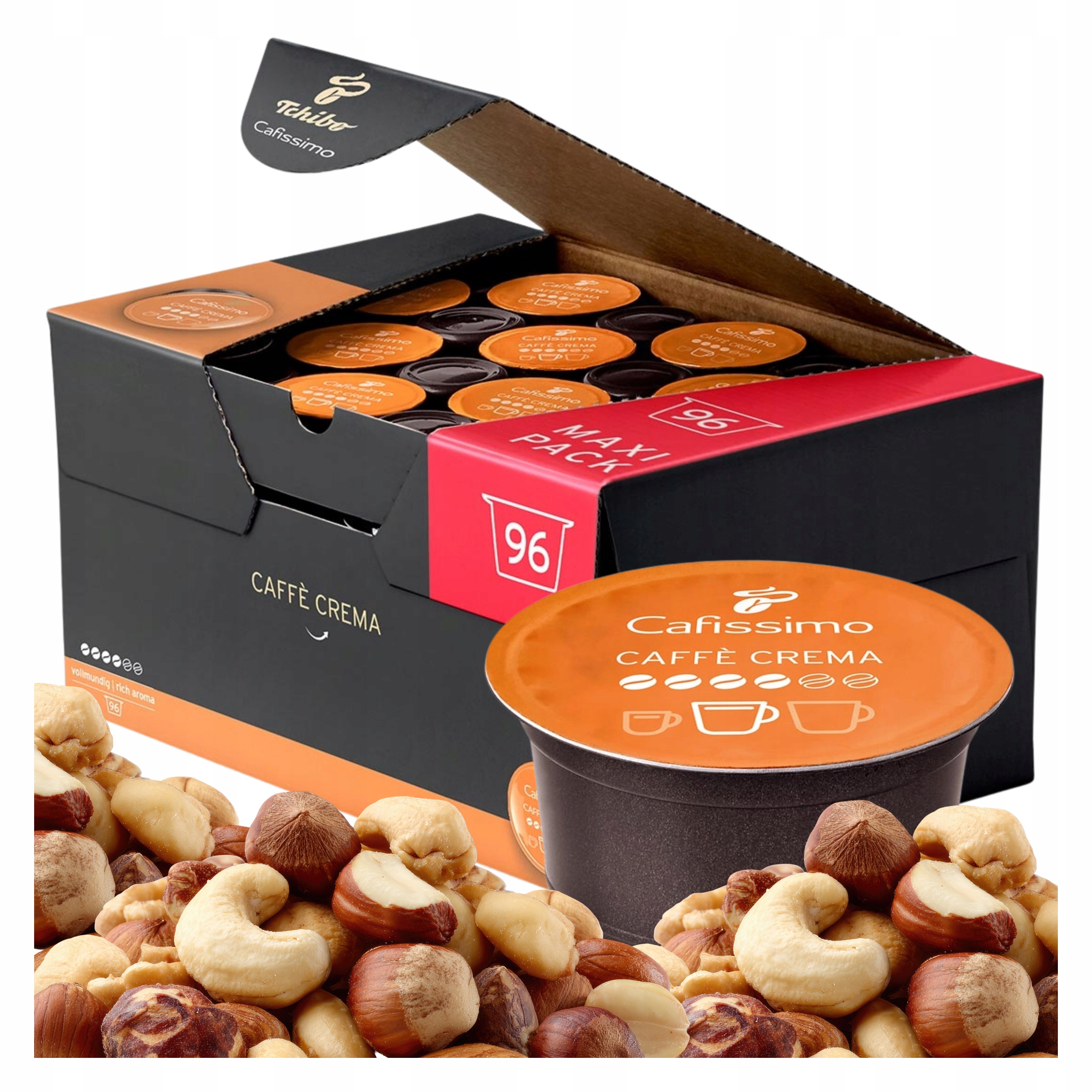 Kapsułki Do Ekspresu Kawa Tchibo Cafissimo Caffe Crema Rich Aroma 96szt