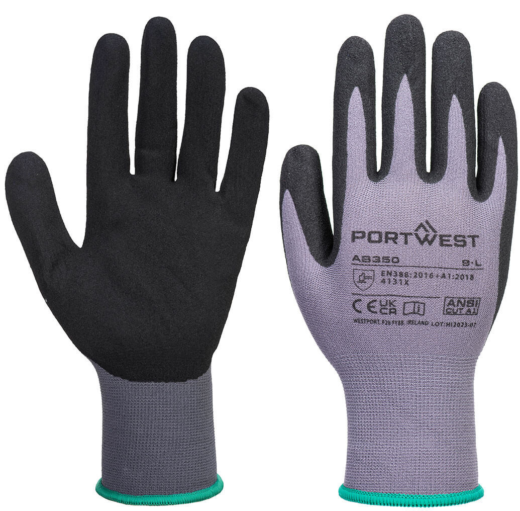 Ochranné rukavice potažené nitrilem Portwest AB350 G8R vel. 7 S (12 párů)