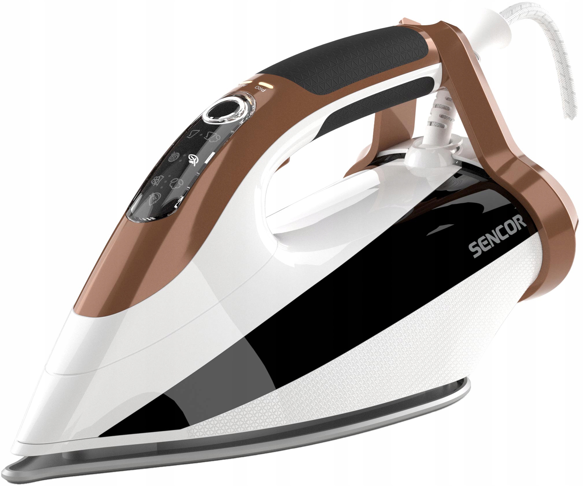 Żelazko parowe ceramiczne Sencor SSI8400BZ Wyrzut Pary 195g 2800W Drip-stop