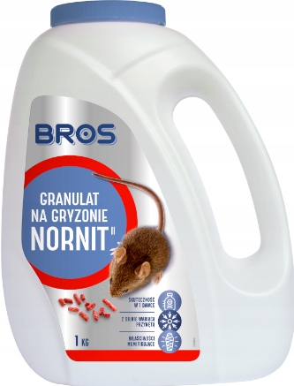 

Trutka Na Nornice Myszy I Szczury Bros Nornit 1 kg