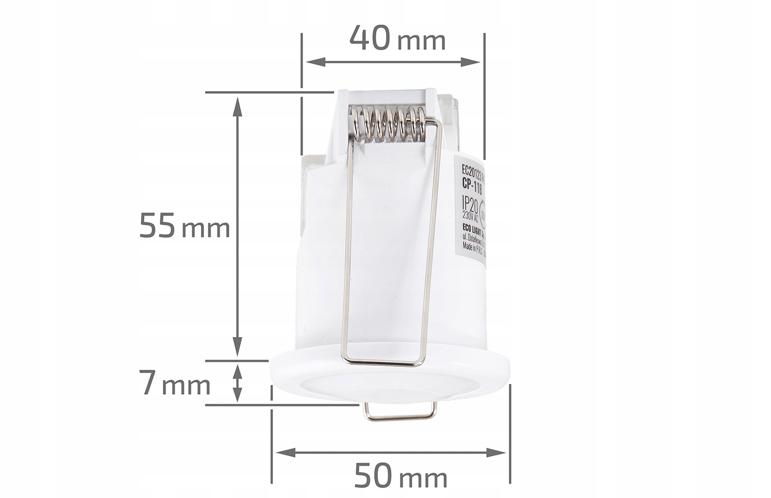 CZUJNIK RUCHU SUFITOWY CP-11B PIR Typ czujnik