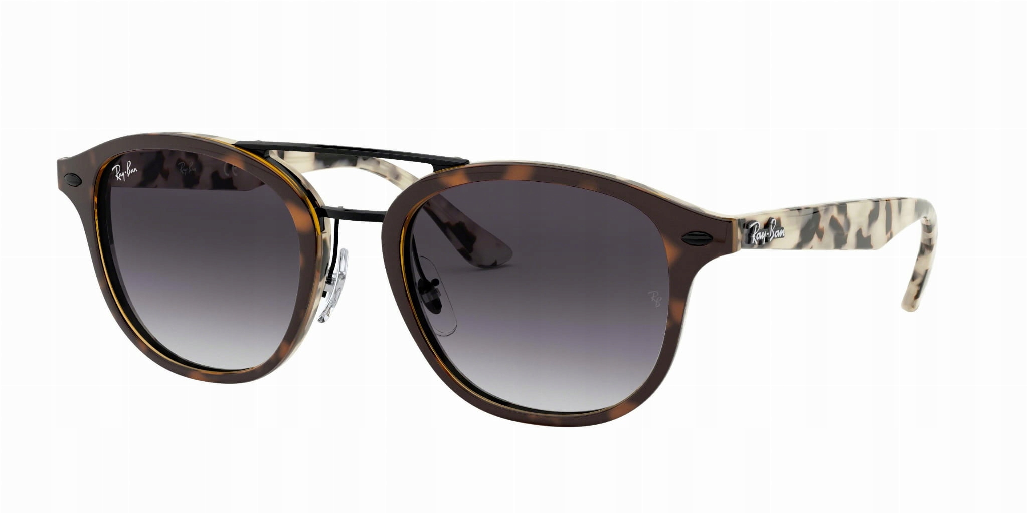 Sluneční brýle Ray-Ban Top Brown Havana Beige Grey Gradient
