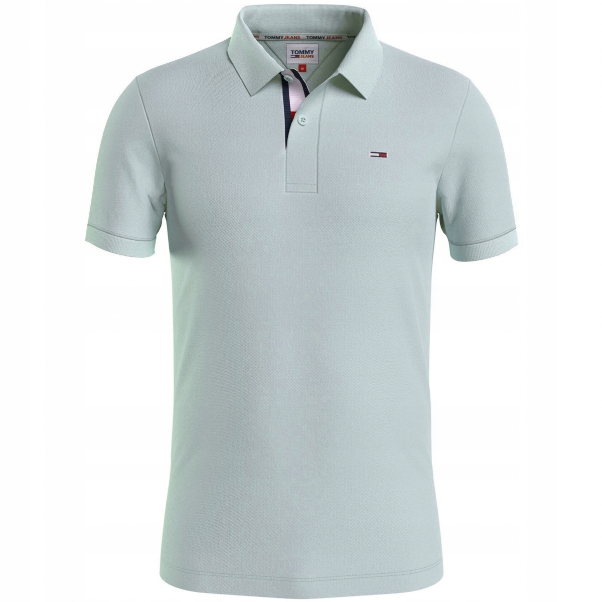 Tommy Jeans pánská polokošile modrá polovina bavlna DM0DM15940 S