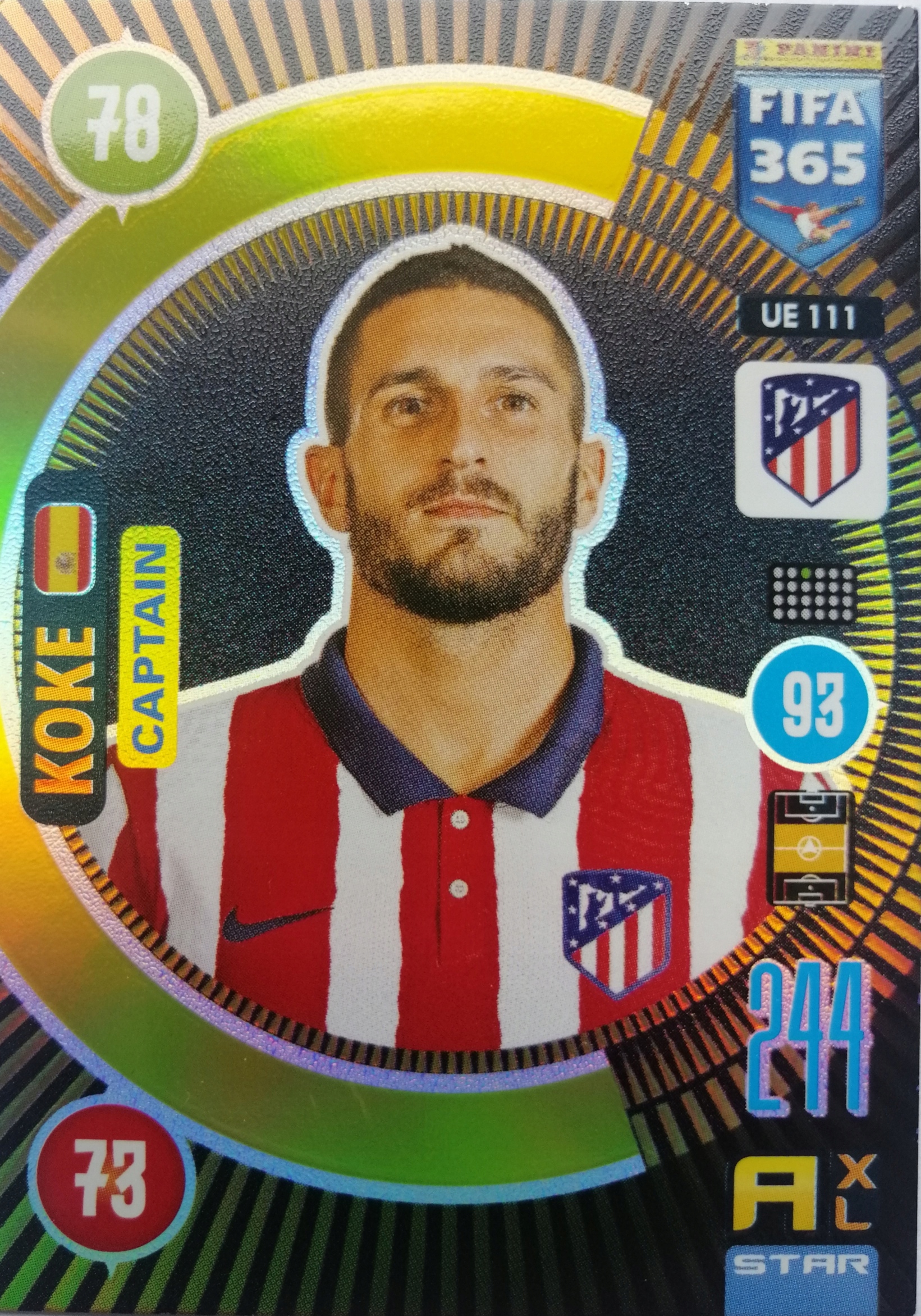 Fifa 365 2021 Update Star Captain UE111 Koke Atletico Madryt