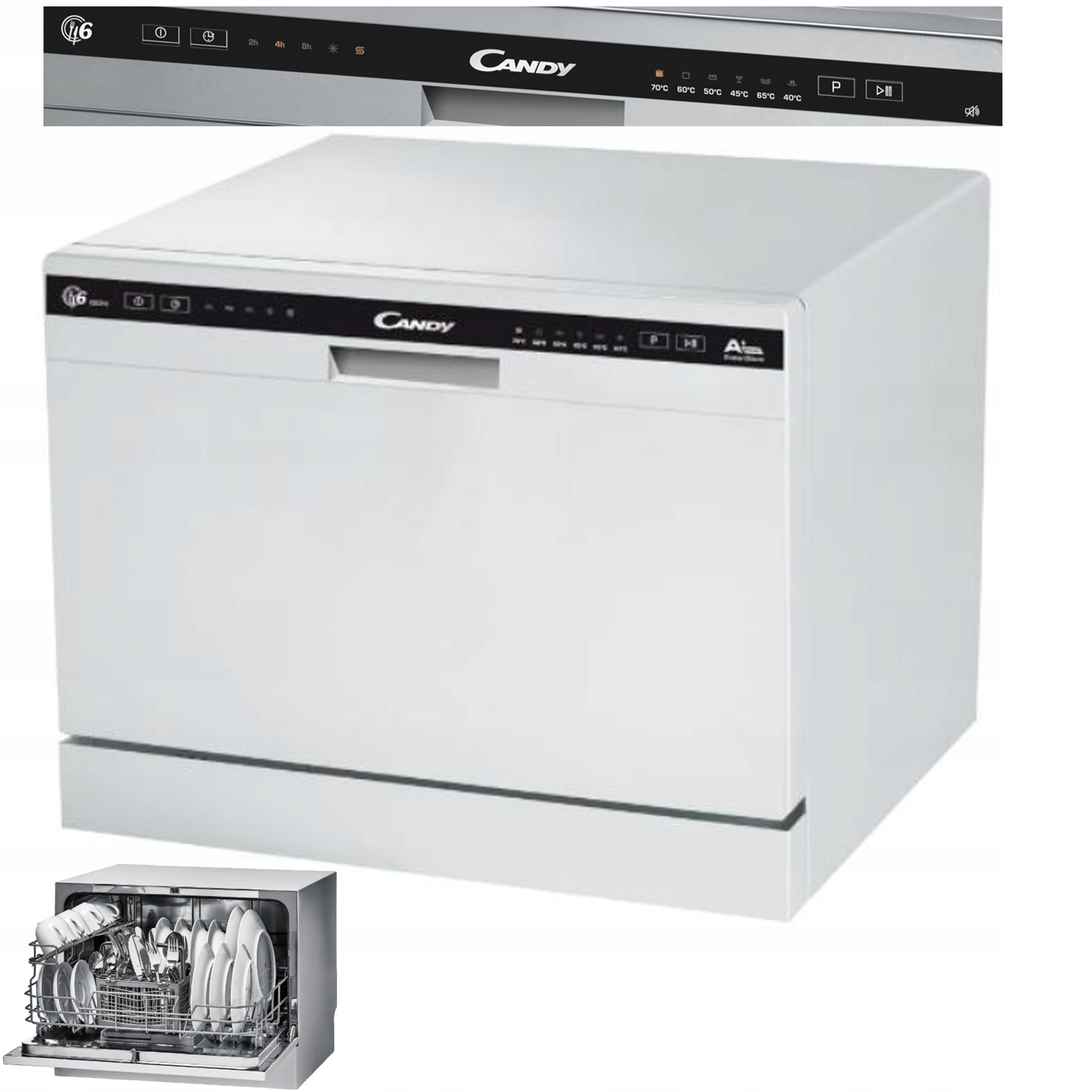 Zmywarka nablatowa Candy CDCP 6 6 kpl. 55 CM 7l Sklep, Opinie, Cena w