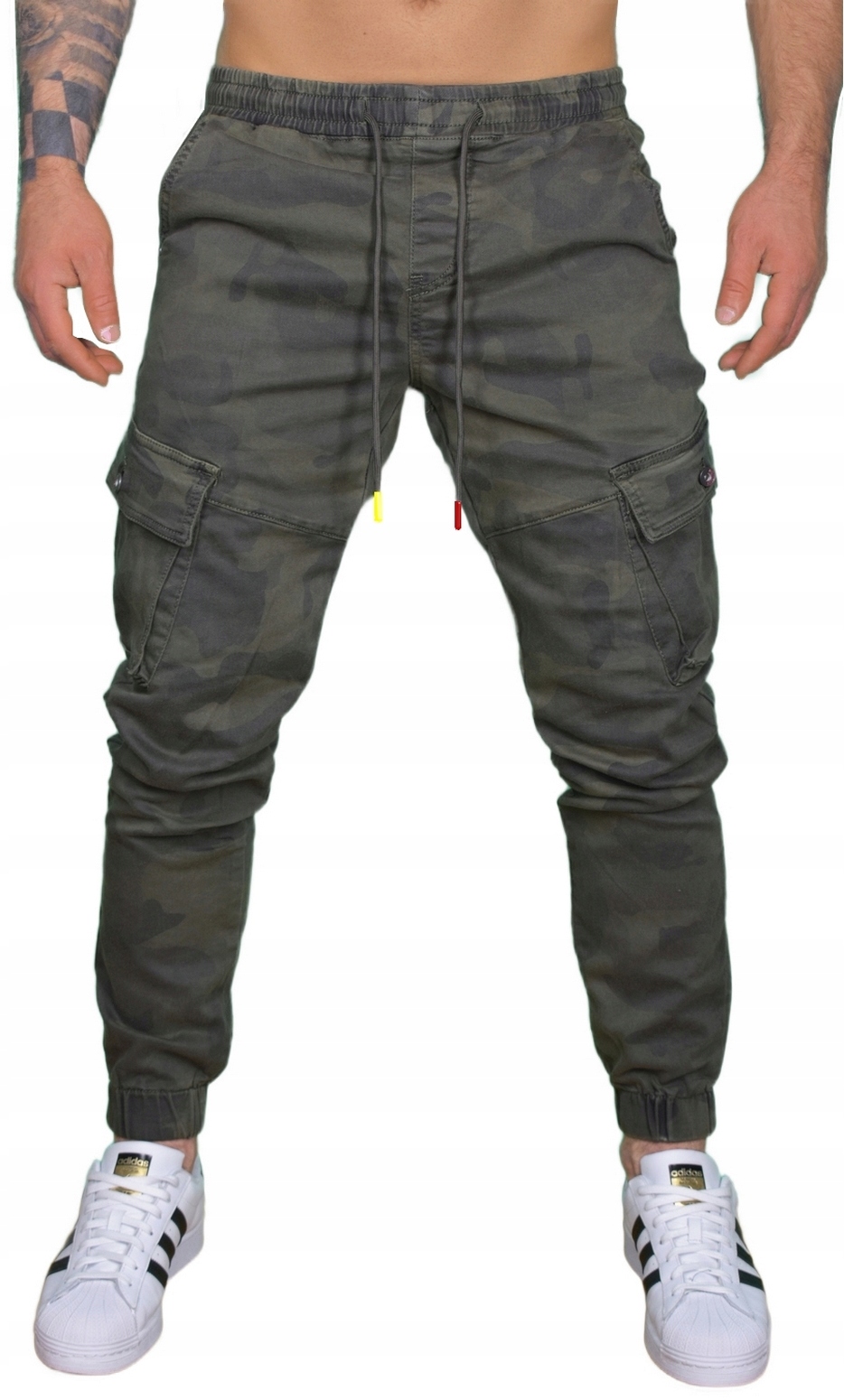 MĘSKIE BOJÓWKI SPODNIE ELASTYCZNE JOGGERY