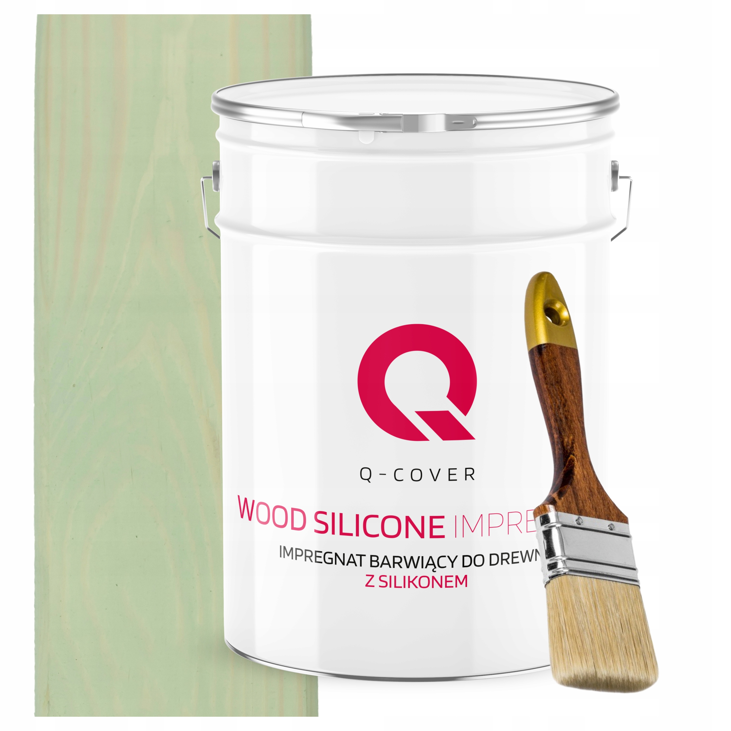 Impregnace Na Dřevo Barva Se Silikonem Chránící Barvy Uv Olivový 10 L Dárek