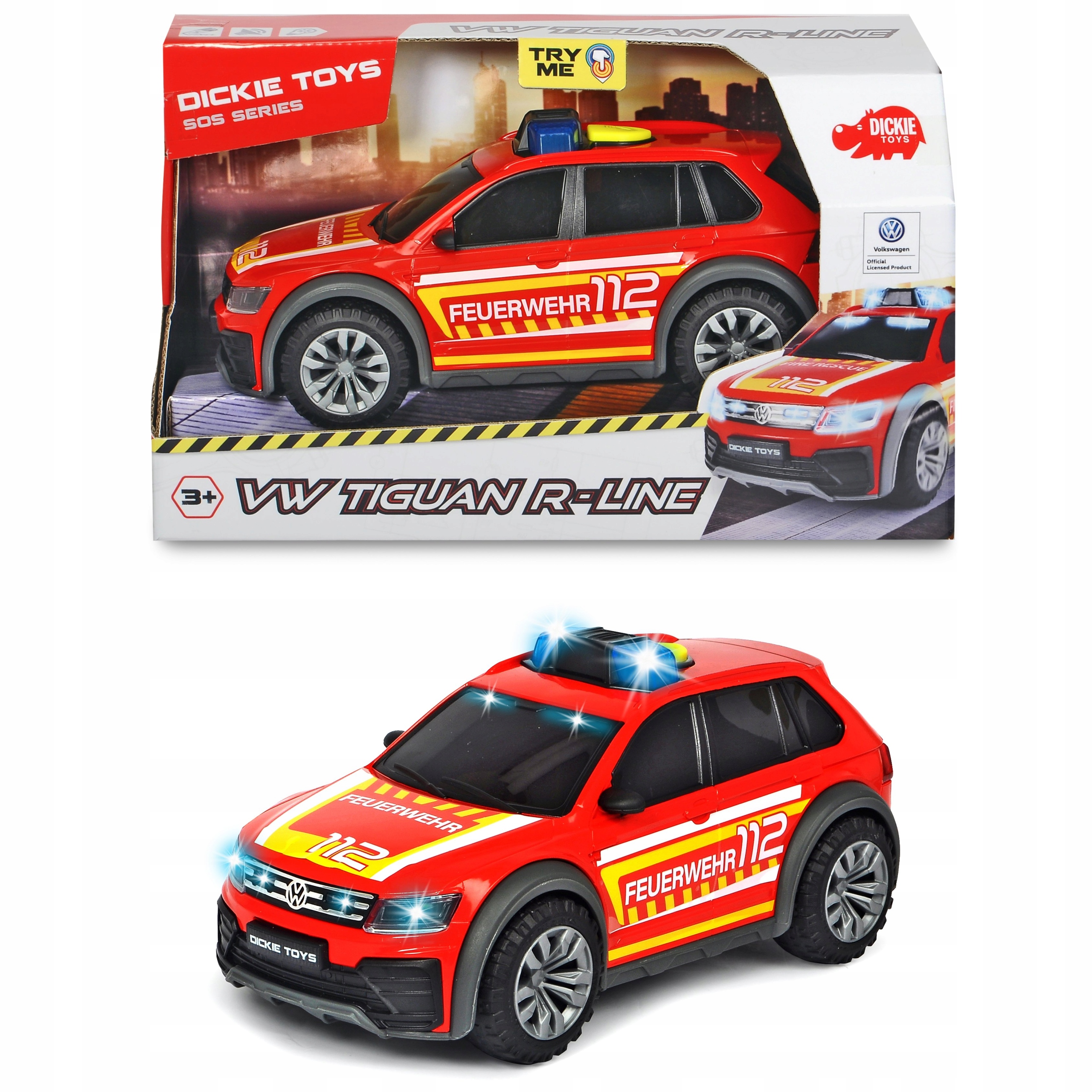 

Dickie Samochód strażacki Vw Tiguan R-Line 3714016