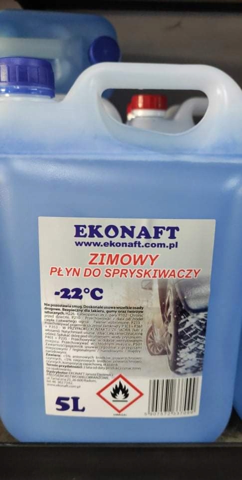 

Płyn Do Spryskiwaczy -22C Zimowy Ekonaft 5L