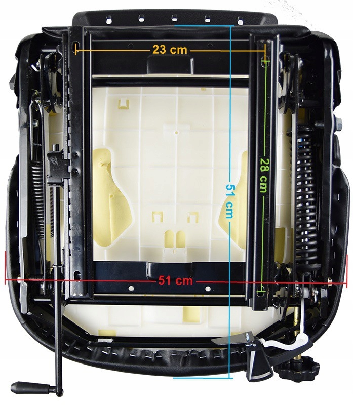 SIEDZENIE FOTEL DO WÓZKA WIDŁOWEGO WIDLAK CIĄGNIK Numer katalogowy części TA1145PZ