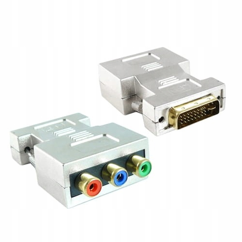 Adapter przejściówka DVI 12+5 na VGA gniazdo wtyk