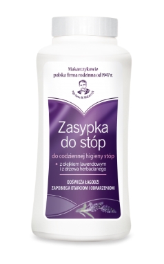 

Zasypka do stóp, 100g