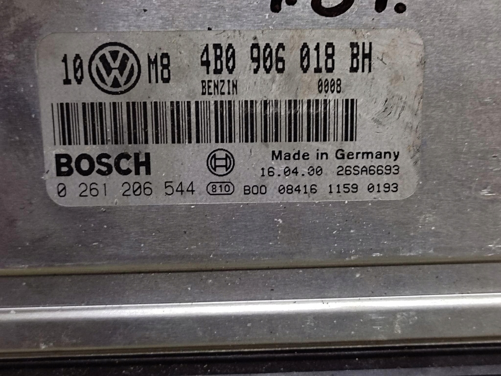 VW PASSAT B5 control unit of the engine 0261206544