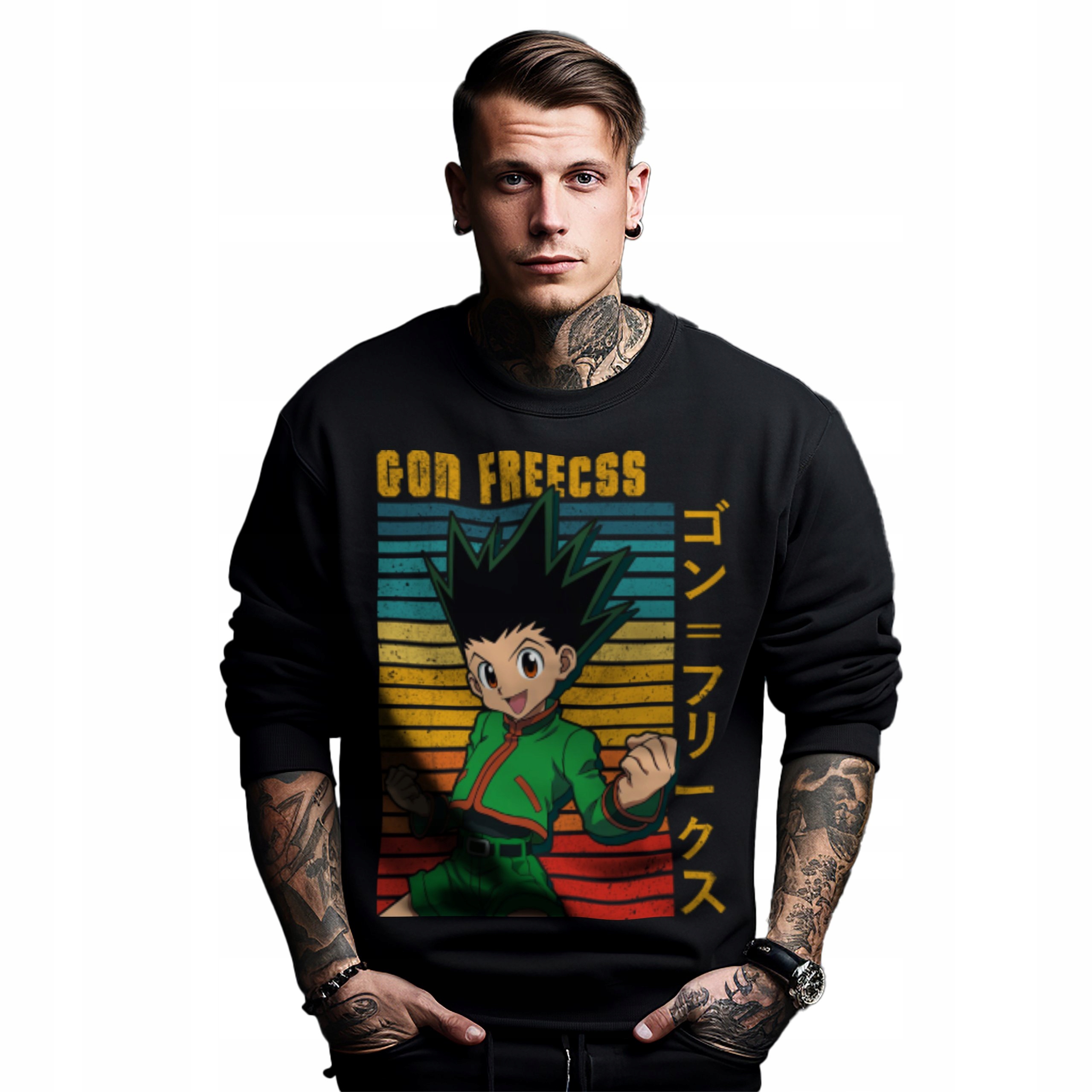 Mikina s potiskem Anime Gon Freecss