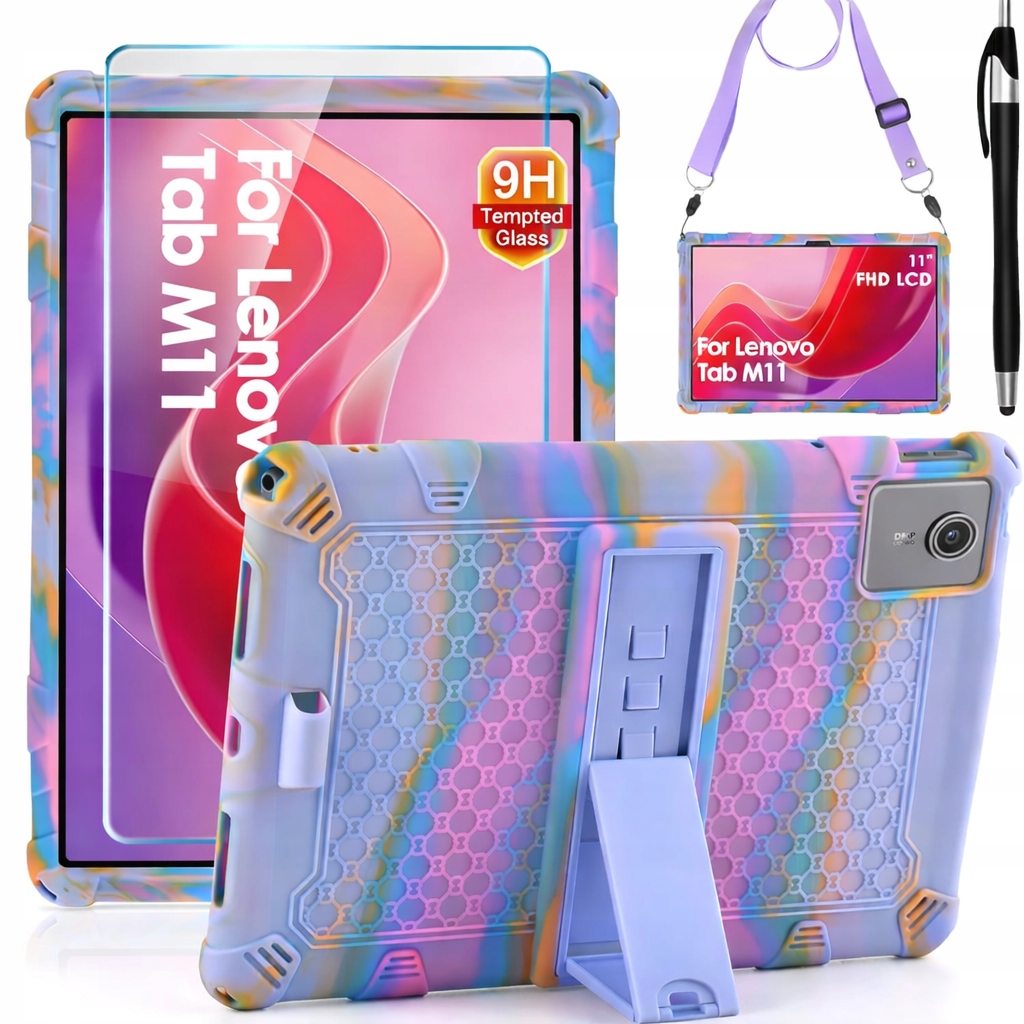 Etui Dla Dzieci Do Lenovo Idea Tab 11 2025 TB336FU TB336ZU Szkło Rysik