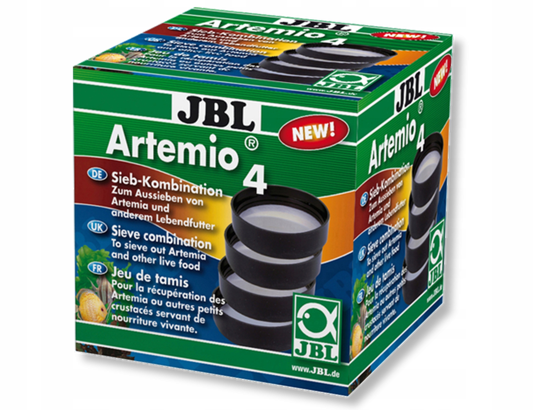 

Jbl Artemio 4 zestaw 4 różnej wielkości sitek