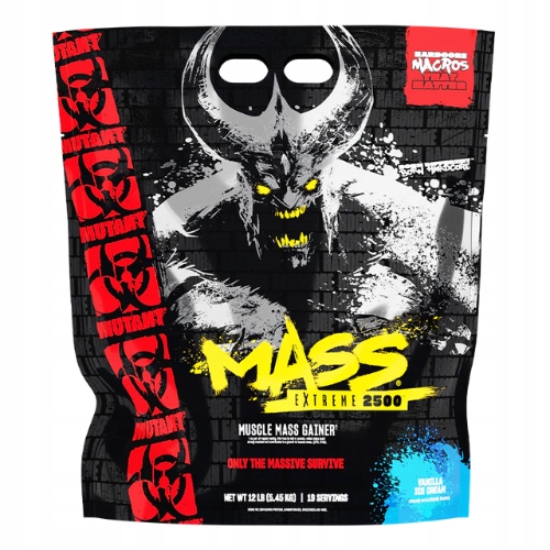 Pvl Mutant Mass Extreme 5450g Gainer Protein Sacharidy Vanilka
