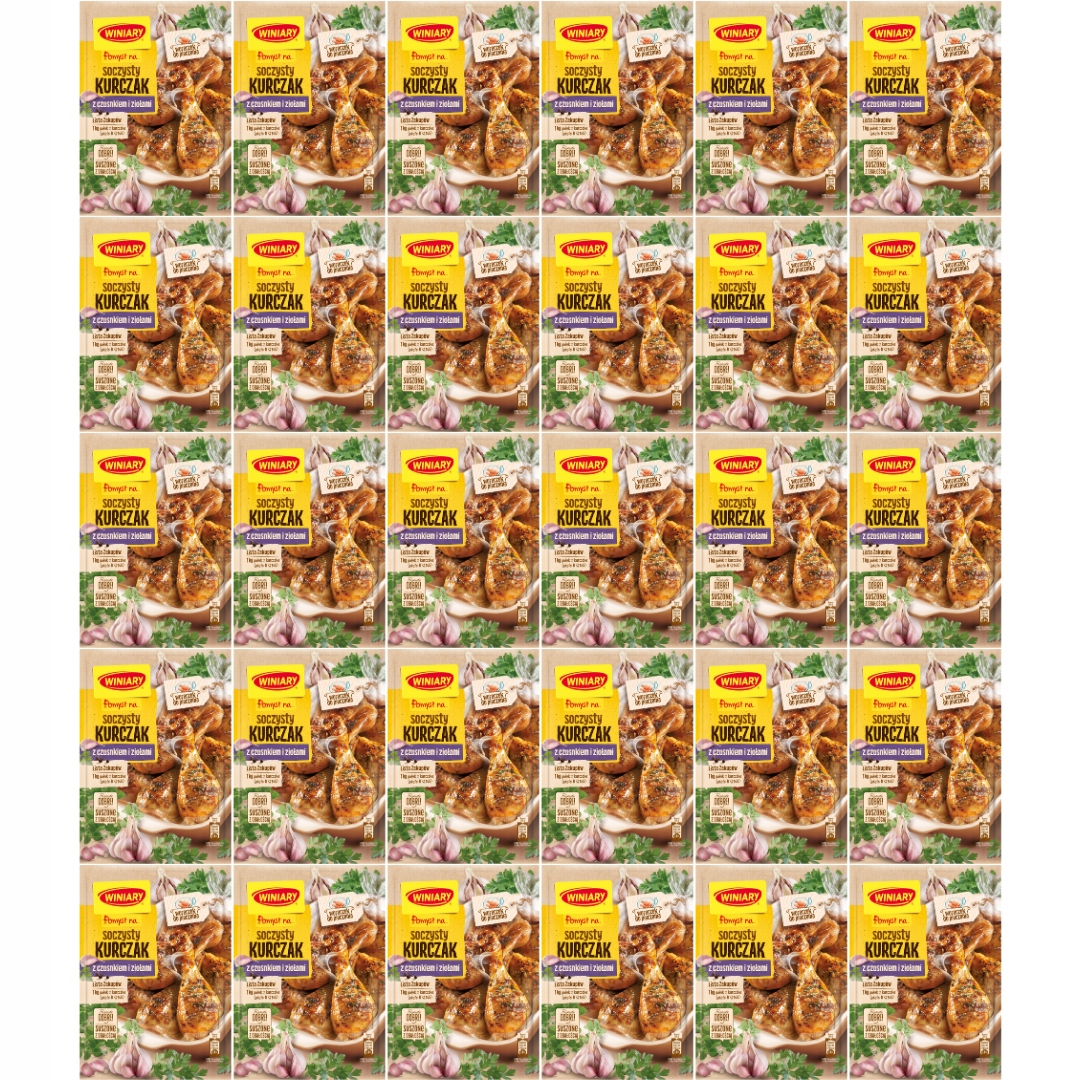 Winiary Pomysł na... Soczysty kurczak z czosnkiem i ziołami 30 g x30
