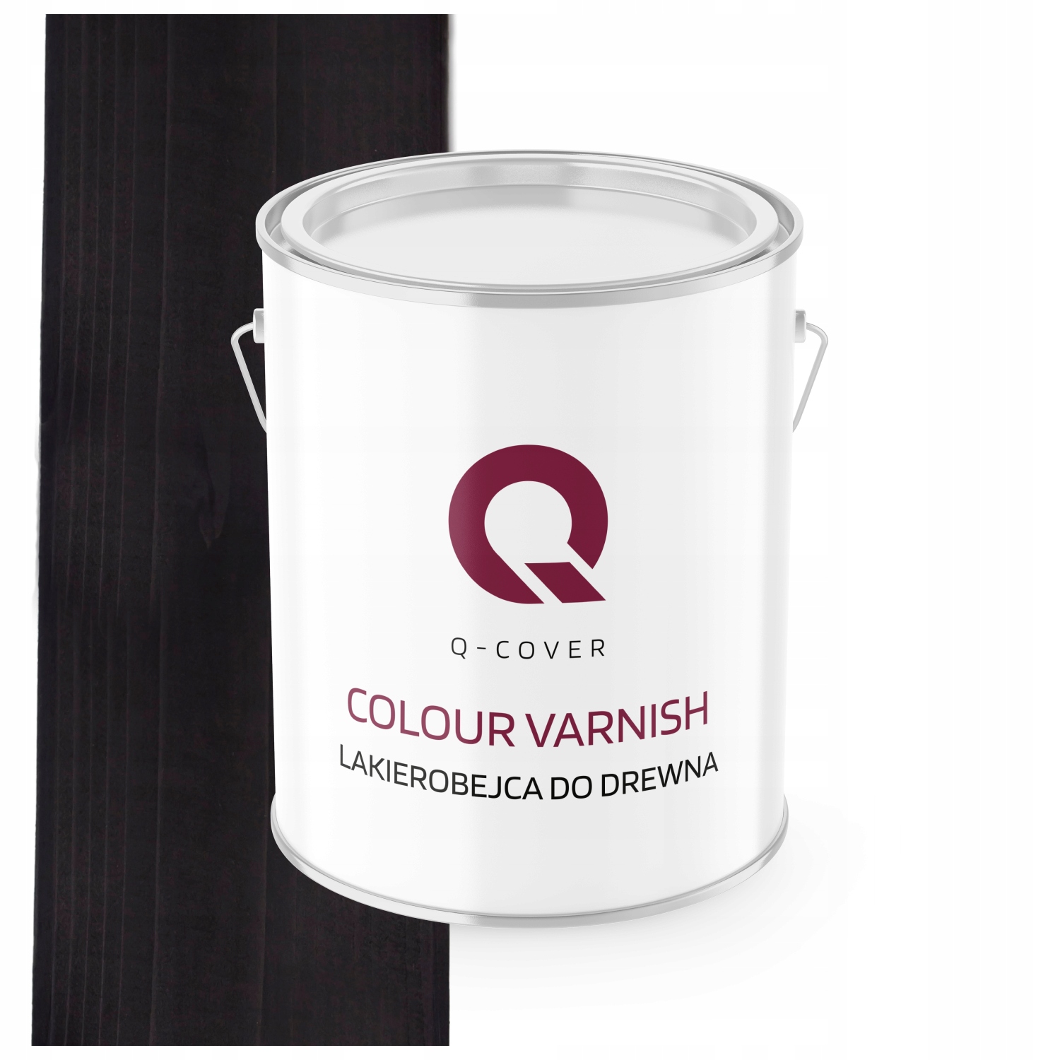 Lakovač Na Dřevo 3V1 Extra Lazura Černý Satén Barvy 2.5 L Ochranný