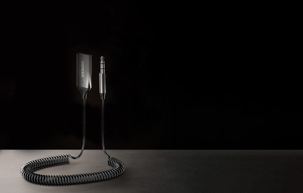 Adapter Audio Transmiter Bluetooth 5.0 UGREEN USB AUX Szary 70601B Marka Ugreen